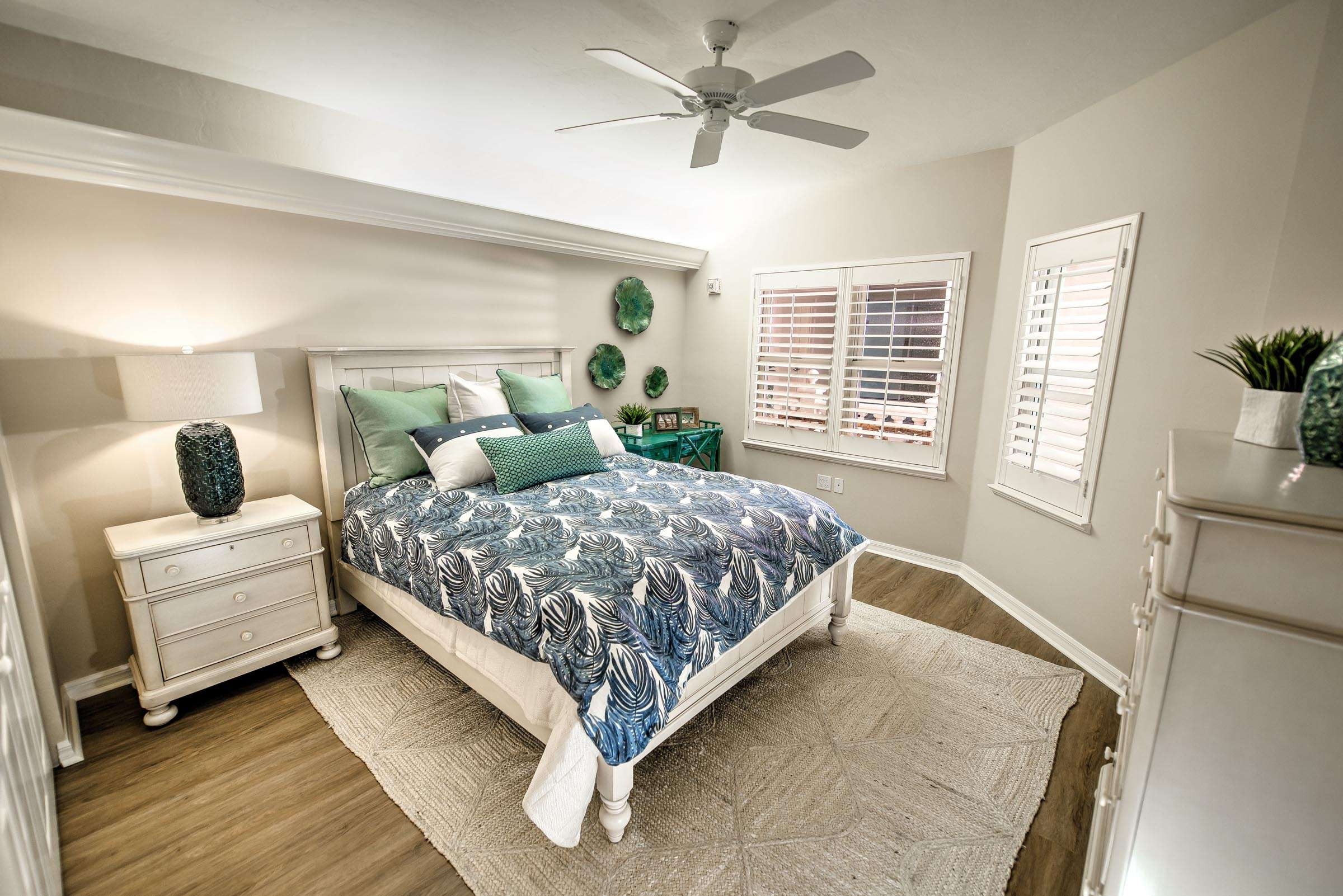 The second bedroom at Lakewood Model Home at Shell Point Retirement Community