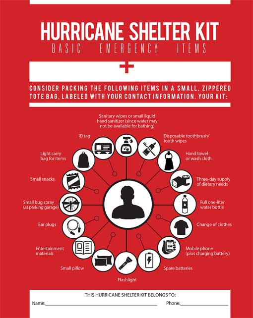 Prepare a Flashlight in Your Bag in Hurricane Season