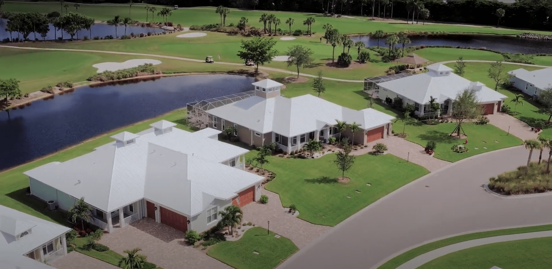 The surroundings of the Boca Grande model home at Shell Point Retirement Community