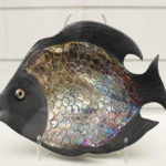 Raku Fish Bowl, Augusta Crane