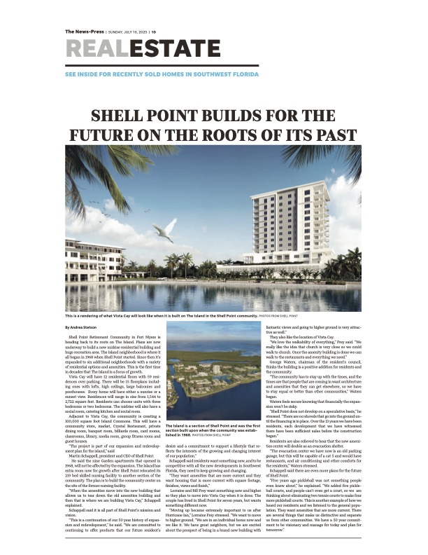 Shell Point Builds for the Future on the Roots of Its Past ss