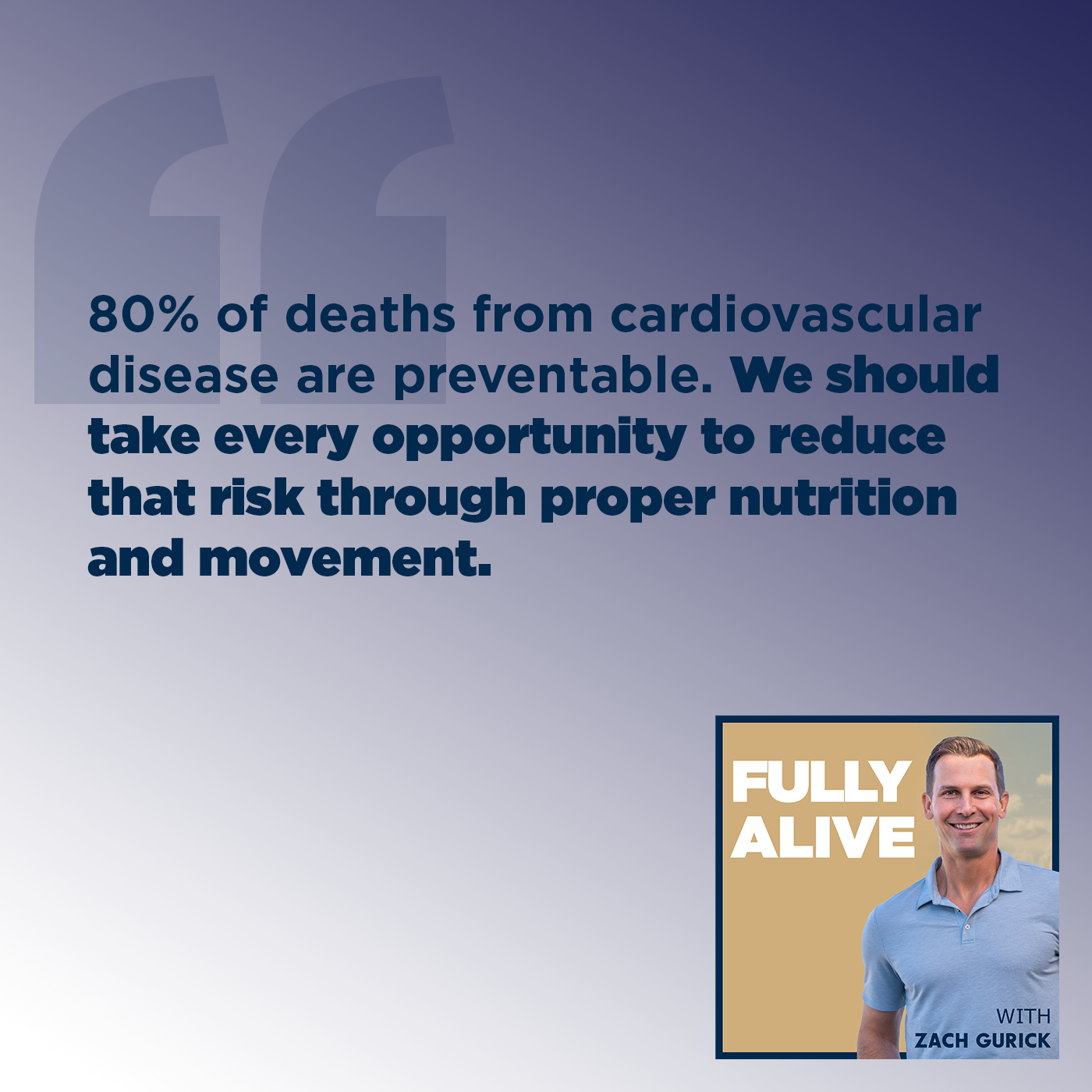 Fully Alive: Unlocking the secrets to your healthier, happier, longer life - Zach Gurick | Dr. Malissa Woods | Cardiac Health