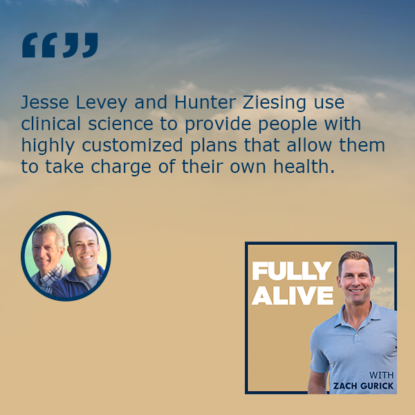 Fully Alive: Unlocking the secrets to your healthier, happier, longer life - Zach Gurick | Jesse Levey And Hunter Ziesing | AI-Empowered Medicine