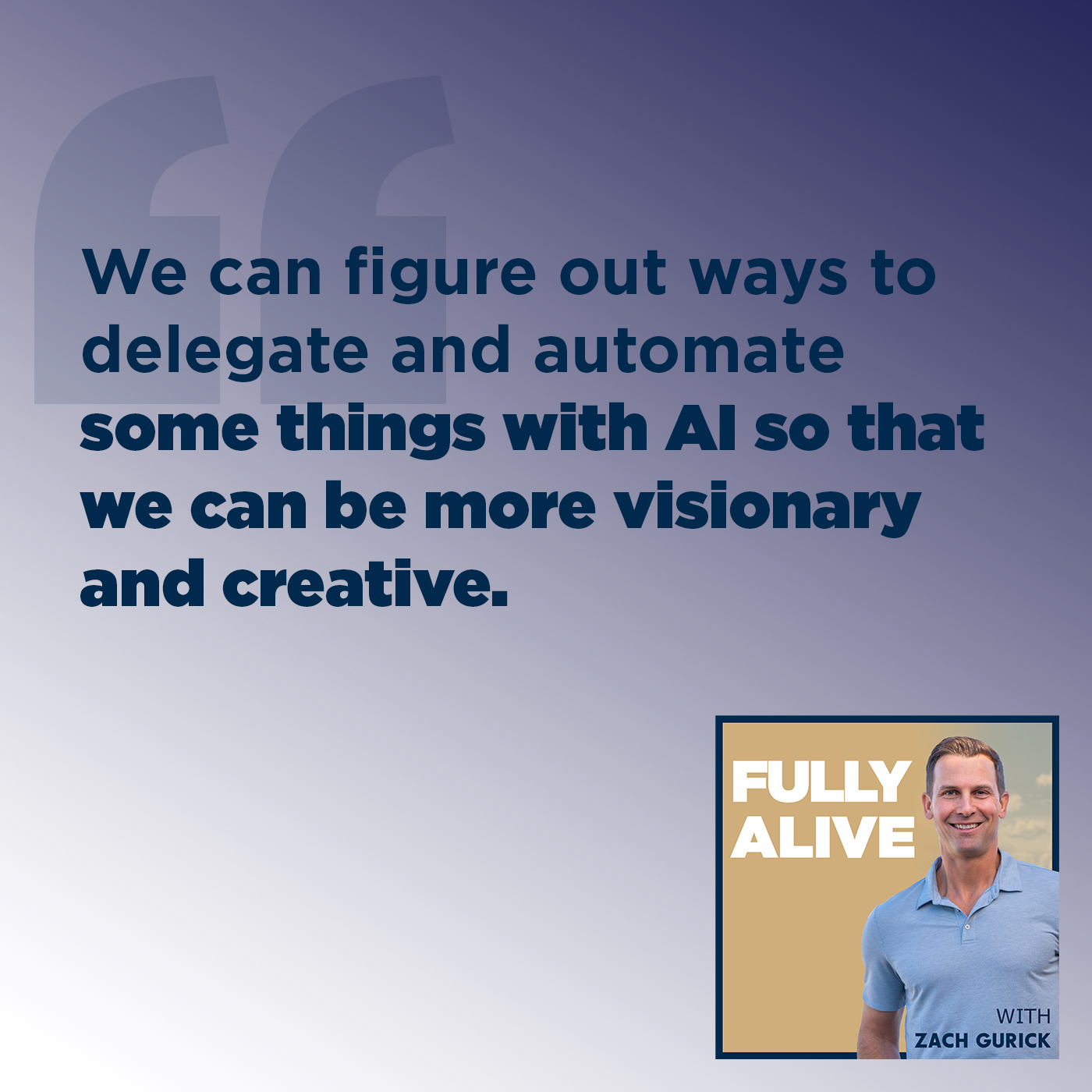 Fully Alive: Unlocking the secrets to your healthier, happier, longer life - Zach Gurick | TC Cooper | Power Of AI