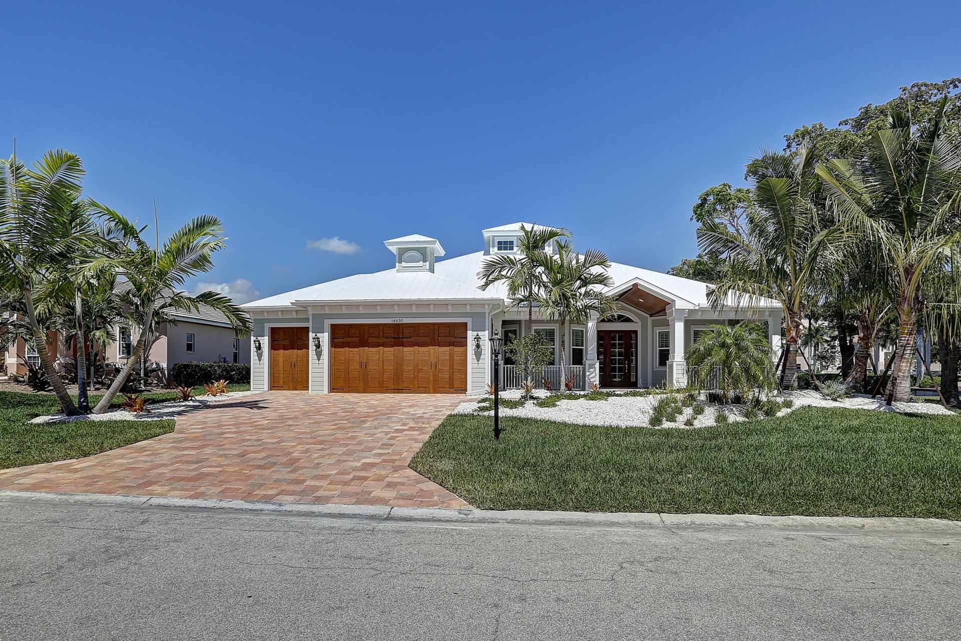 The exterior of the Useppa Model Home at Shell Point Retirement Community