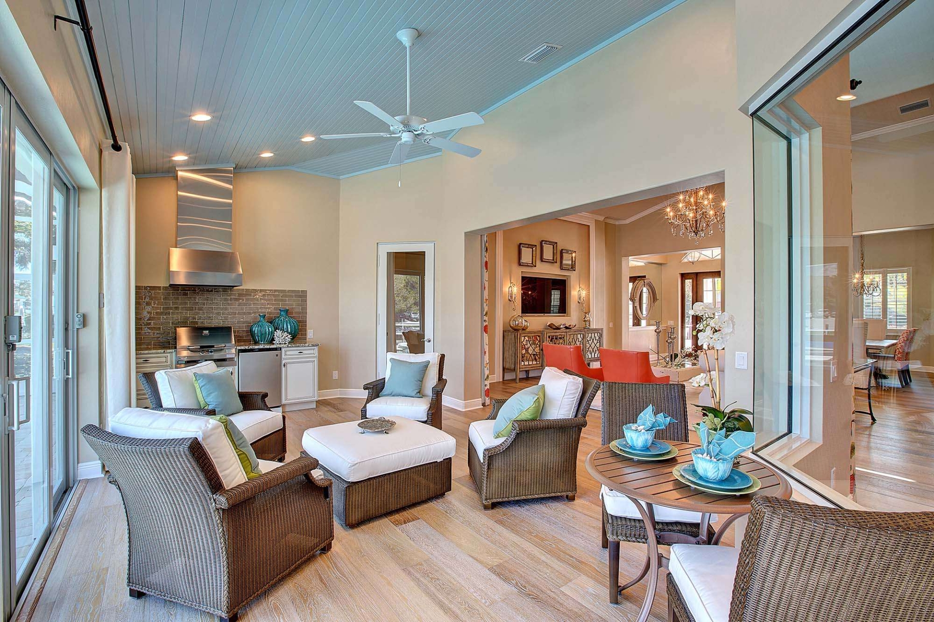 The pool in the Useppa Model Home at Shell Point Retirement Community